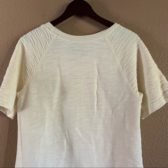 Woolrich Cream Textured Top Size Large - Picture 8 of 10